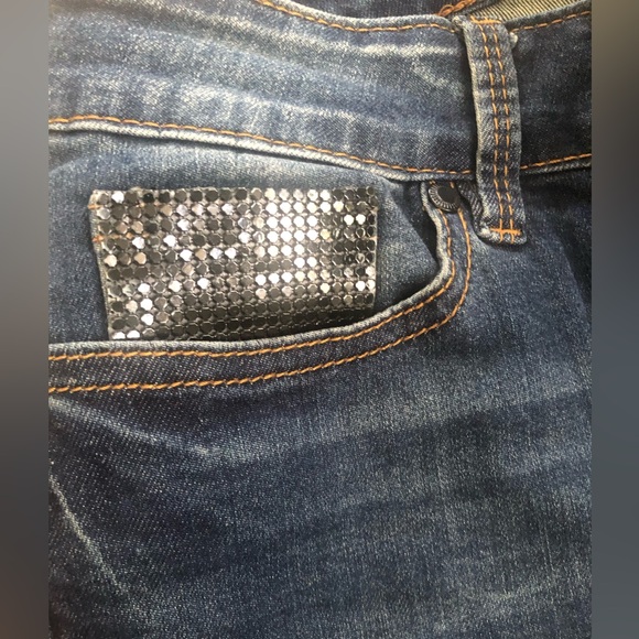 New Monnari Sequin Bling Pocket Skinny Jeans - Picture 3 of 16